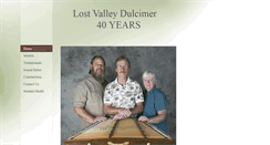 Desktop Screenshot of lostvalleydulcimer.com