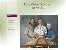 Tablet Screenshot of lostvalleydulcimer.com